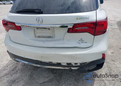 2018 Acura Mdx Technology Package Acurawatch Plus Pkg from USA, damaged, VIN 5J8YD4H50JL016201